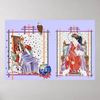 The Tarot Empress & Emperor Poster