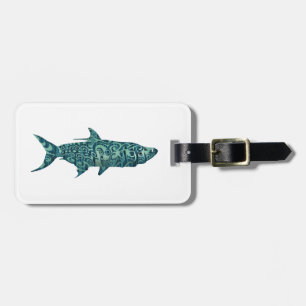 THE TARPON STRIKE LUGGAGE TAG