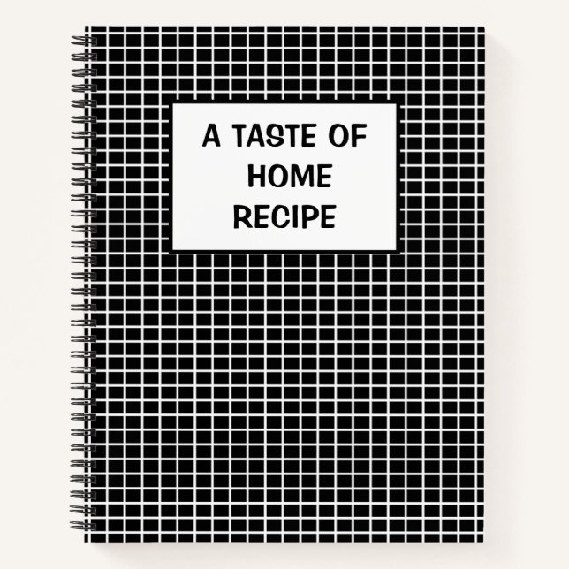 the taste of home recipe notebook (Front)