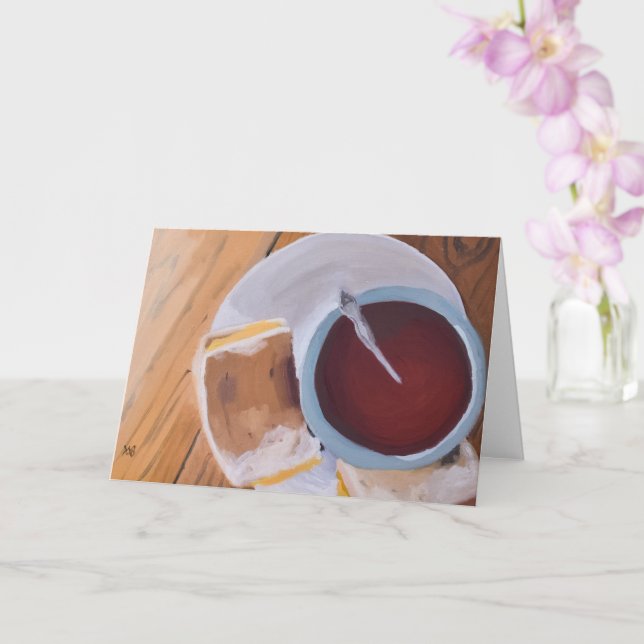 The Taste of Warmth Card (Orchid)