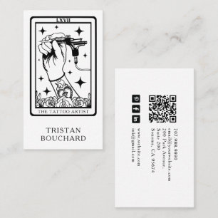 The Tattoo Artist Tarot Business Card