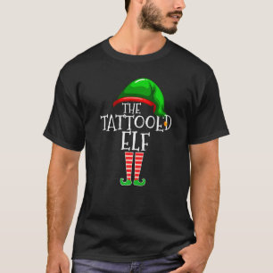 The Tattooed Elf  Family Matching Group Christmas T-Shirt