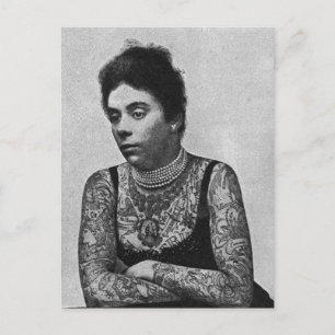 The Tattooed Mrs Williams Postcard