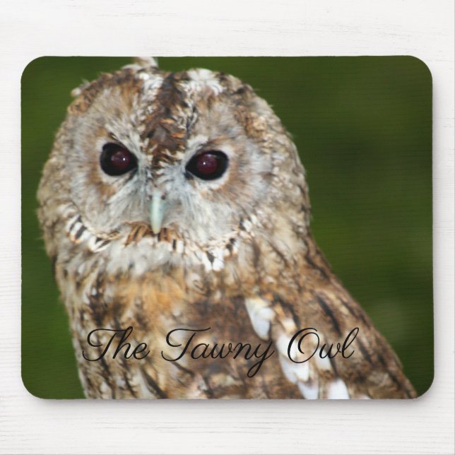 The Tawny Owl Mouse Pad (Front)