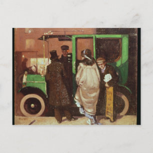 The Taxi Cab, c.1908-10 Postcard