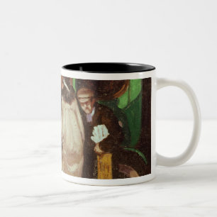 The Taxi Cab, c.1908-10 Two-Tone Coffee Mug
