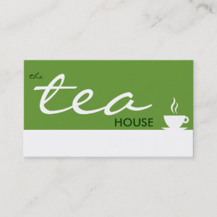 the tea house (colour customisable) loyalty card