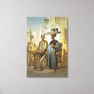 The Tea Seller, from 'Souvenir of Cairo', 1862 (li Canvas Print