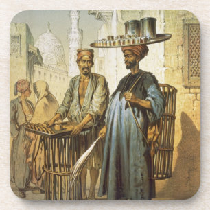 The Tea Seller, from 'Souvenir of Cairo', 1862 (li Coaster