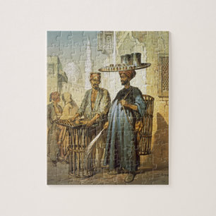 The Tea Seller, from 'Souvenir of Cairo', 1862 (li Jigsaw Puzzle
