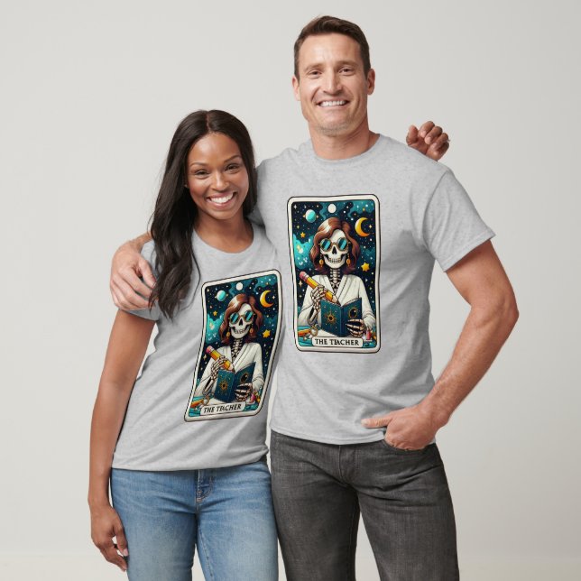 The teacher skeleton tarot T-Shirt (Unisex)