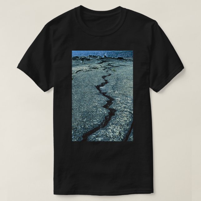 The Tearing Earth nature art beauty T-Shirt (Design Front)