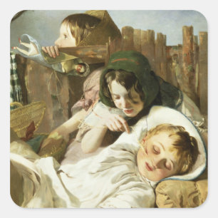 The Tease Square Sticker