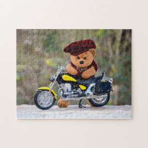 The Teddy Biker. Jigsaw Puzzle