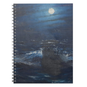 The Tell tale Moon Spiral Notebook