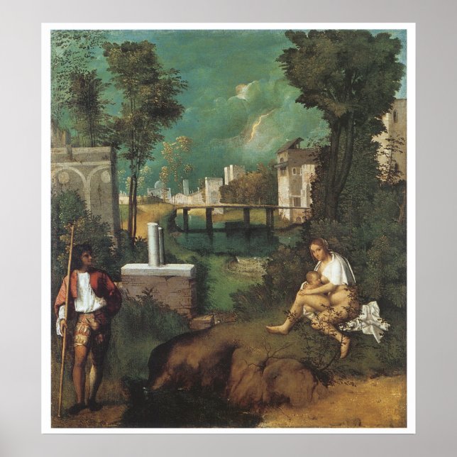 The Tempest, 1510 Giorgione Poster (Front)