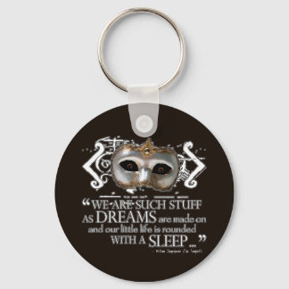 The Tempest Quote Key Ring