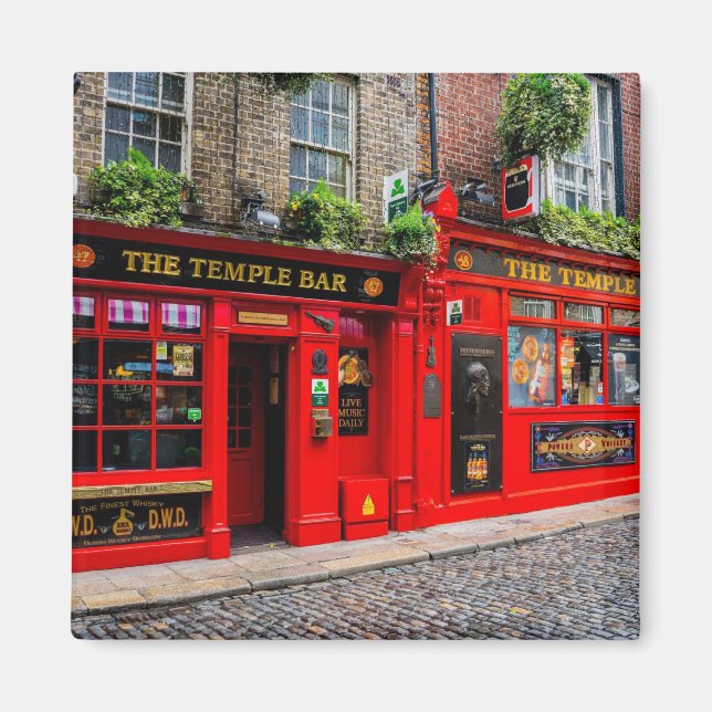 The Temple Bar, Dublin, Ireland Magnet (Front)