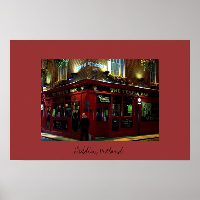 The Temple Bar Poster (Front)