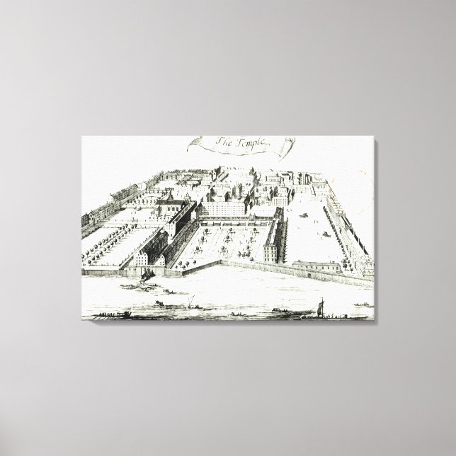 The Temple Canvas Print (Front)