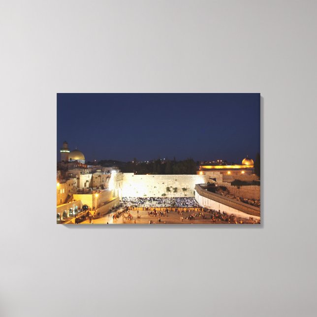 The Temple Mount in Jerusalem Canvas Print (Front)