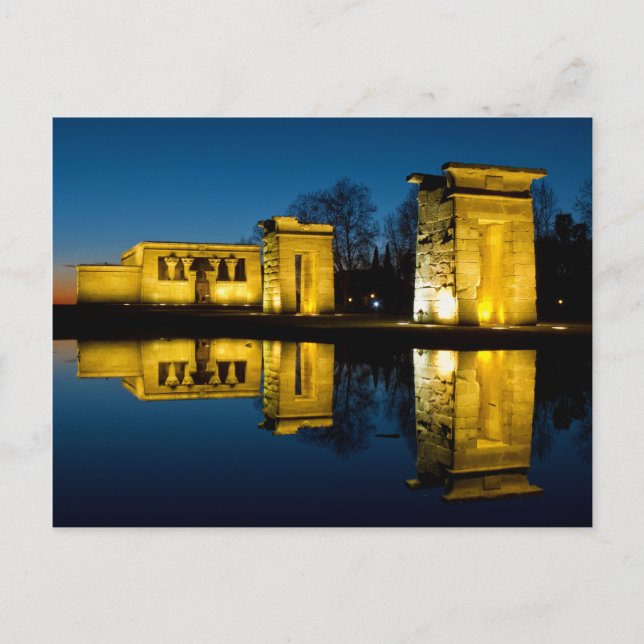 The Temple of Debod in Madrid Spain Postcard (Front)