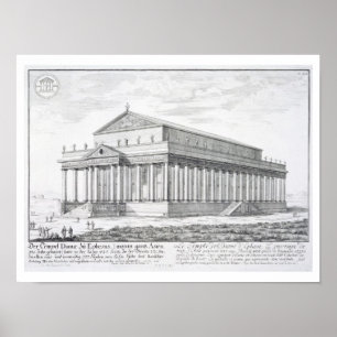 The Temple of Diana at Ephesus, Turkey, from 'Entw Poster