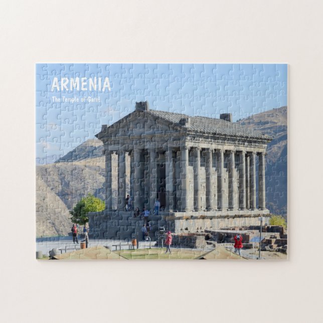 The Temple of Garni in Armenia Jigsaw Puzzle (Horizontal)