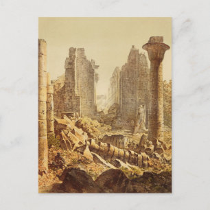 The Temple of Karnak in Egypt Postcard