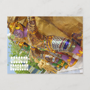 The Temple of the Emerald Buddha in Bangkok Holiday Postcard