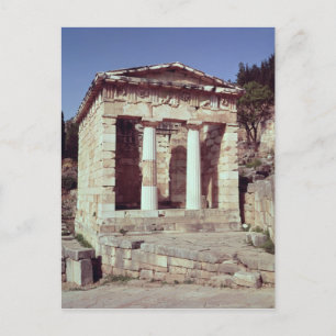 The Temple of the Treasures of the Athenians Postcard