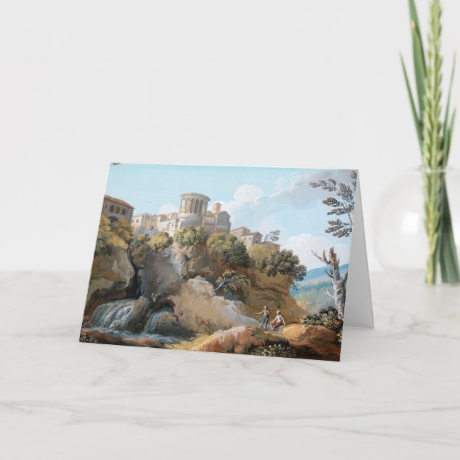 The Temple of Vesta | Giovanni Battista Busiri Card (Front)