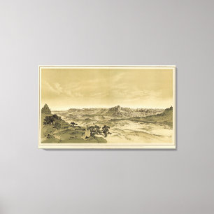 The Temples and Towers of the Virgen Canvas Print