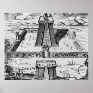 The Templo Mayor at Tenochtitlan Poster