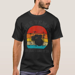 The Tempo Is What I Say It Is Funny Vintage Drumme T-Shirt