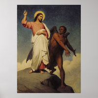 The Temptation of Christ by Ary Scheffer (1854)