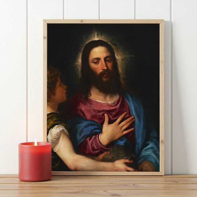 The Temptation of Christ, Titian, Religious Poster (Creator Uploaded)