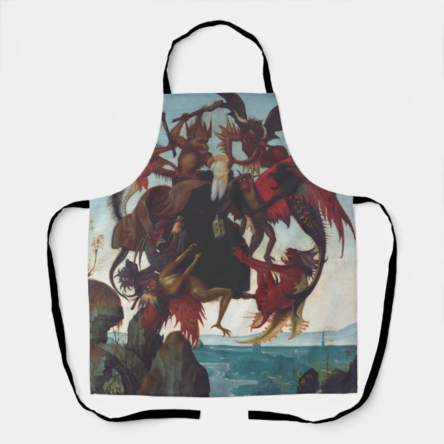 The Temptation of Saint Anthony by Michelangelo Apron (Front)