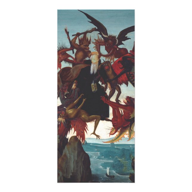 The Temptation of Saint Anthony by Michelangelo Rack Card (Front)