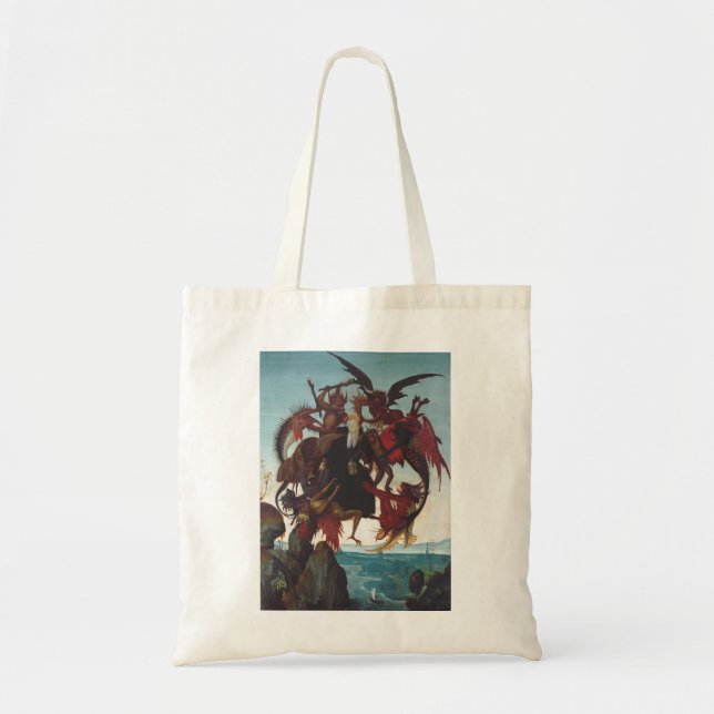 The Temptation of Saint Anthony by Michelangelo Tote Bag (Front)