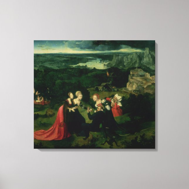 The Temptation of St. Anthony 2 Canvas Print (Front)