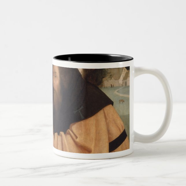 The Temptation of St. Anthony 2 Two-Tone Coffee Mug (Right)