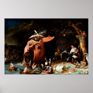 The Temptation of St Anthony by Joos van Craesbeec Poster