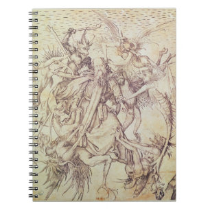 The Temptation of St. Anthony (engraving) Spiral Notebook