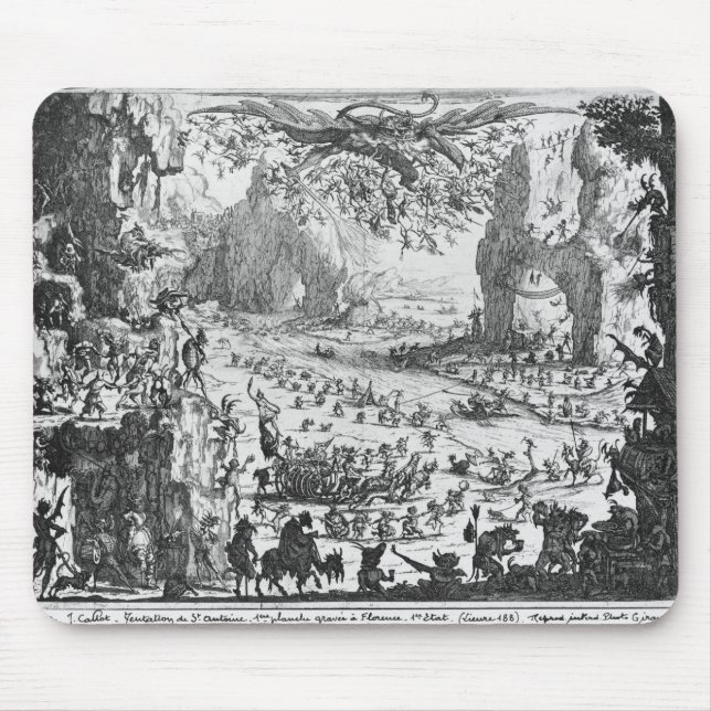 The Temptation of St. Anthony Mouse Pad (Front)