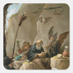 The Temptation of St. Anthony Square Sticker