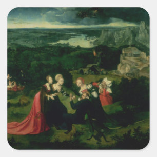 The Temptation of St. Anthony Square Sticker