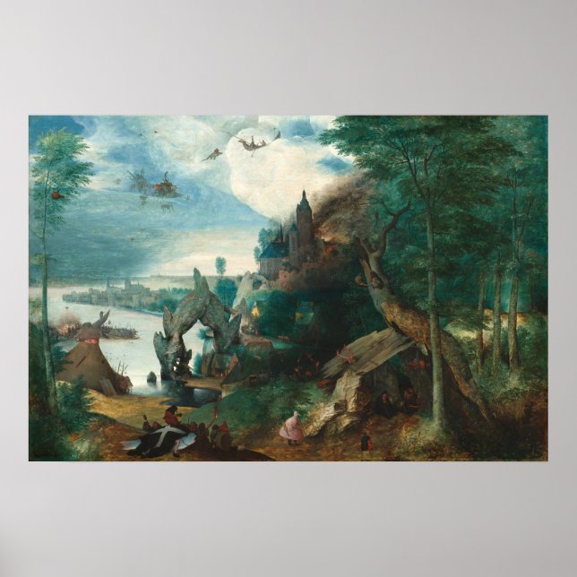 The Temptation - Pieter Bruegel Fine Art Poster (Front)