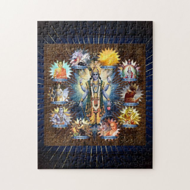 The Ten Avatars Of Vishnu - Puzzle Photocard (Vertical)