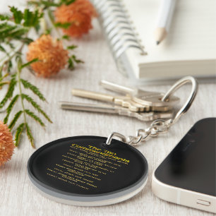 The Ten Commandments 01 Key Ring